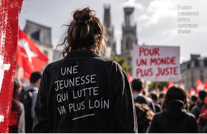 Illustration d’ambiance représentant un rassemblement de jeunes